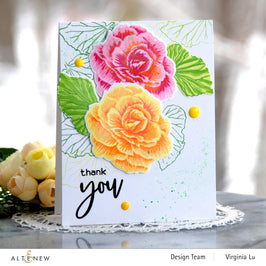 Altenew Build-A-Flower Set Build-A-Flower: Begonia Layering Stamp & Die Set
