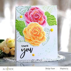 Altenew Build-A-Flower Set Build-A-Flower: Begonia Layering Stamp & Die Set