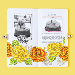 Altenew Build-A-Flower Set Build-A-Flower: Begonia Layering Stamp & Die Set