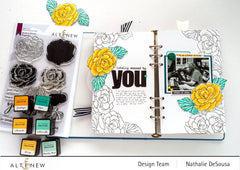Altenew Build-A-Flower Set Build-A-Flower: Begonia Layering Stamp & Die Set