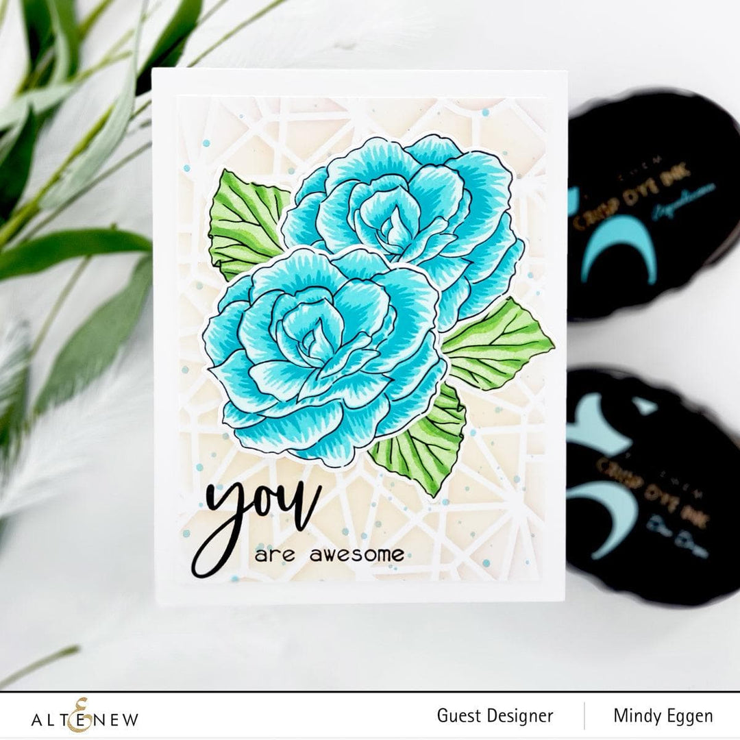 Altenew Build-A-Flower Set Build-A-Flower: Begonia Layering Stamp & Die Set