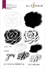 Altenew Build-A-Flower Set Build-A-Flower: Begonia Layering Stamp & Die Set