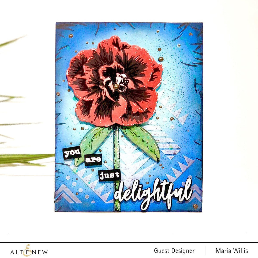 Altenew Build-A-Flower Set Build-A-Flower: Camellia Japonica Layering Stamp & Die Set