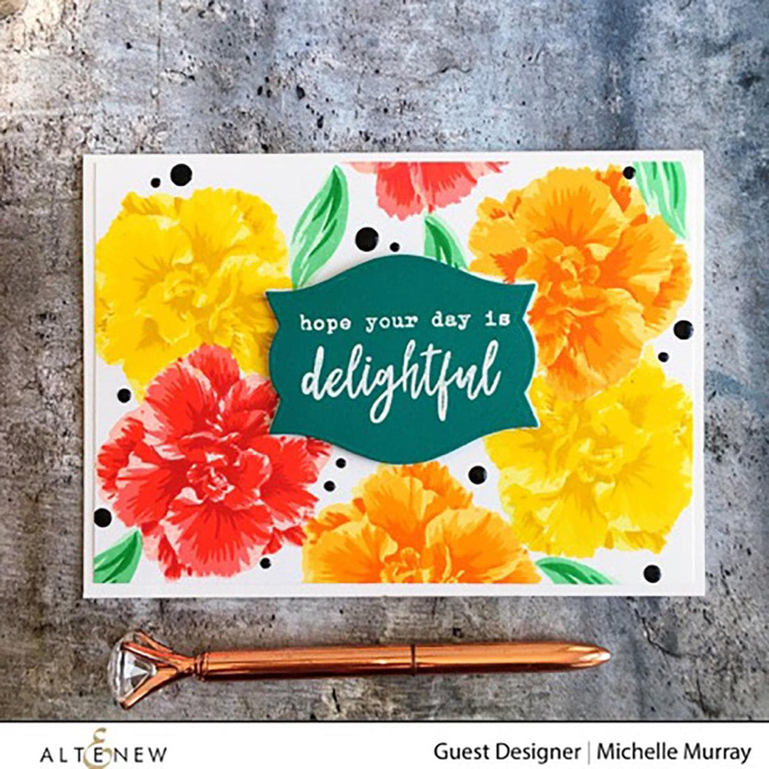 Altenew Build-A-Flower Set Build-A-Flower: Camellia Japonica Layering Stamp & Die Set