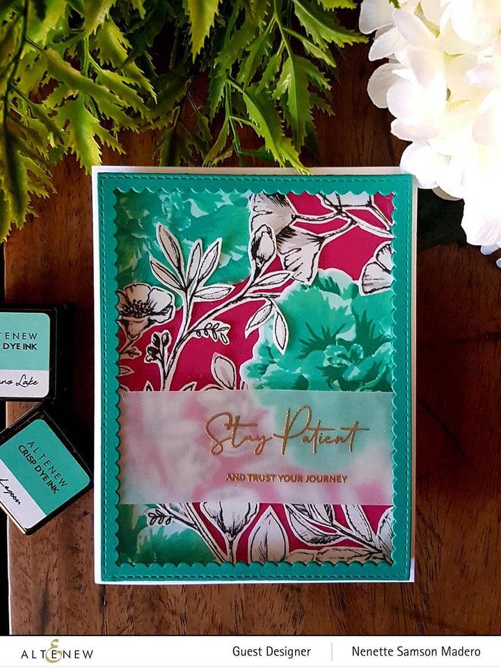 Altenew Build-A-Flower Set Build-A-Flower: Camellia Japonica Layering Stamp & Die Set