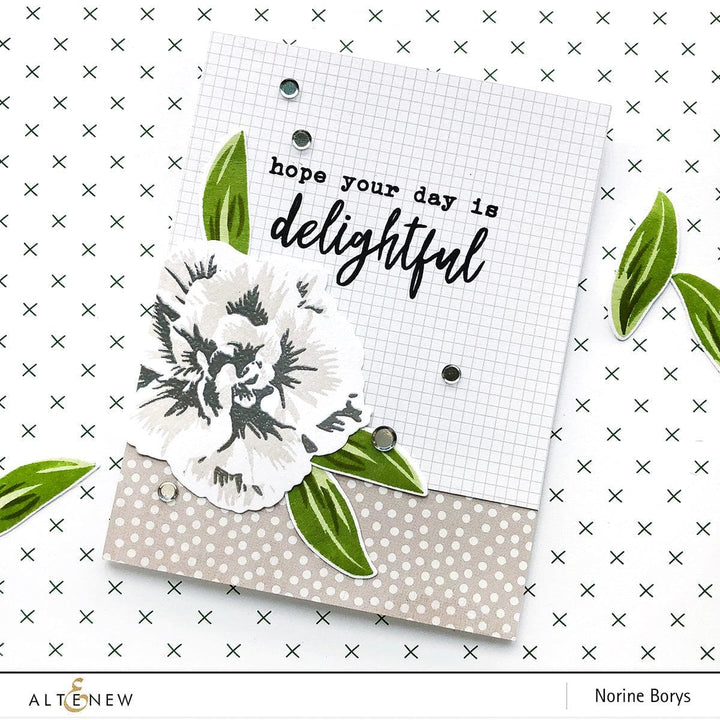 Altenew Build-A-Flower Set Build-A-Flower: Camellia Japonica Layering Stamp & Die Set