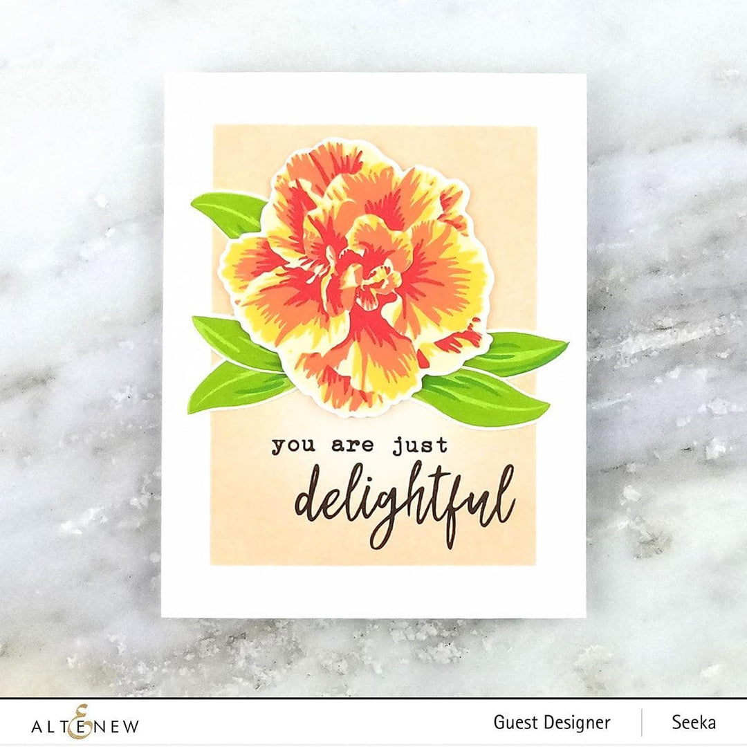 Altenew Build-A-Flower Set Build-A-Flower: Camellia Japonica Layering Stamp & Die Set