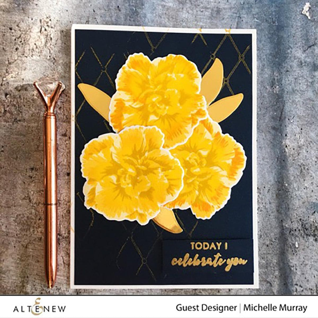 Altenew Build-A-Flower Set Build-A-Flower: Camellia Japonica Layering Stamp & Die Set