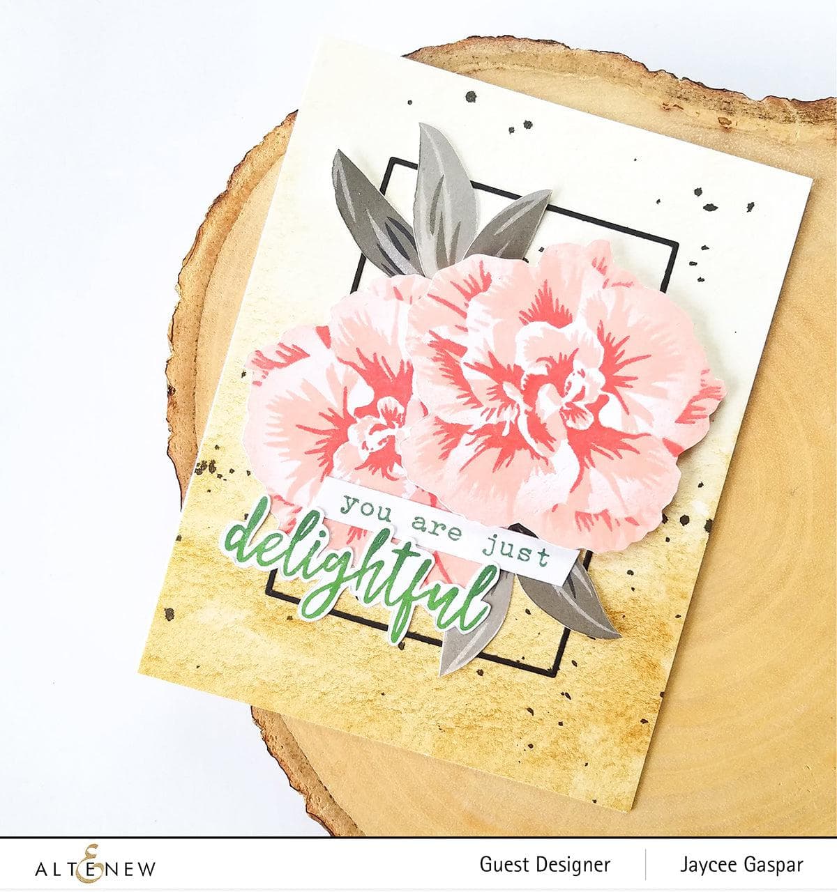 Altenew Build-A-Flower Set Build-A-Flower: Camellia Japonica Layering Stamp & Die Set