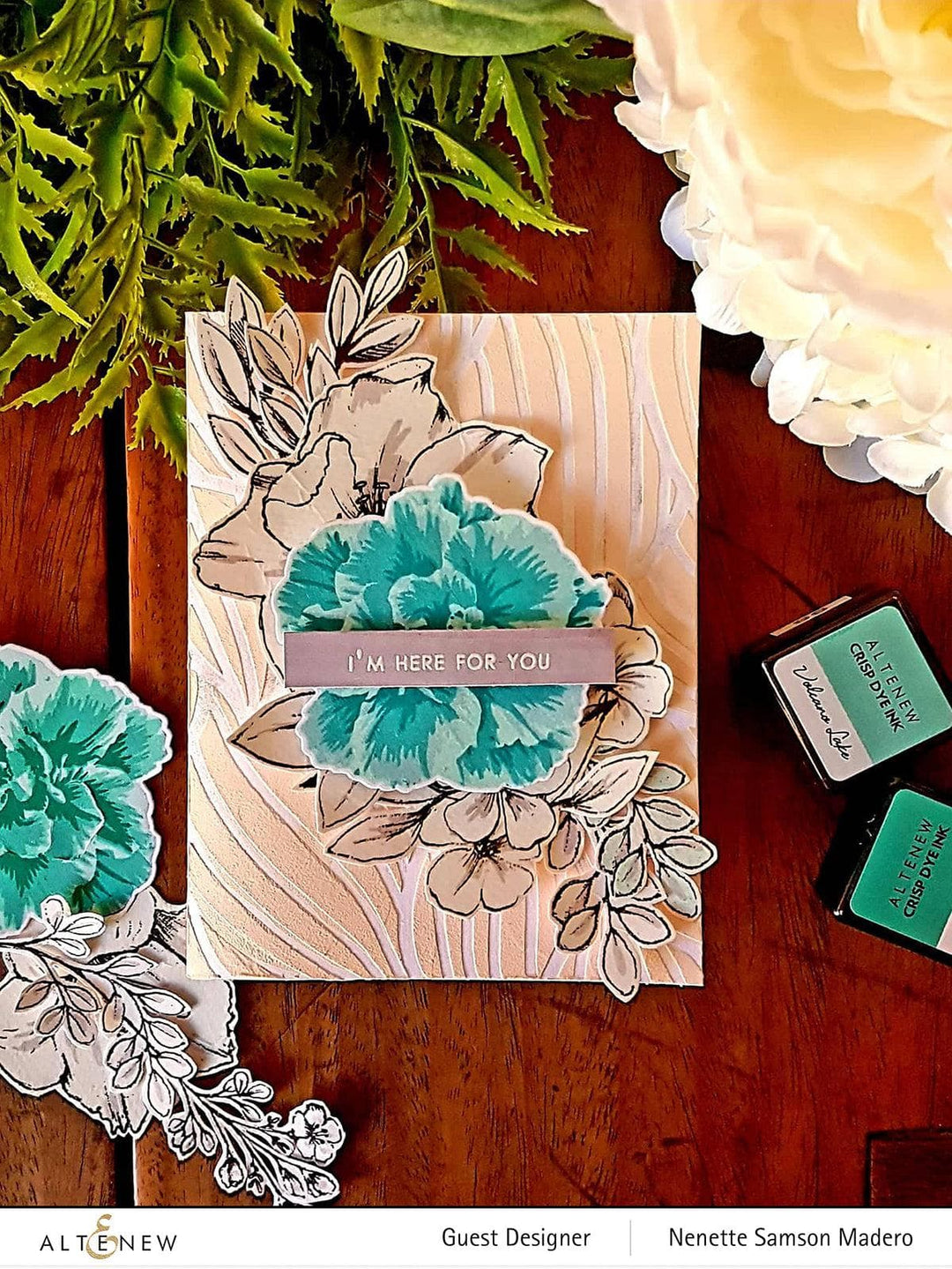 Altenew Build-A-Flower Set Build-A-Flower: Camellia Japonica Layering Stamp & Die Set