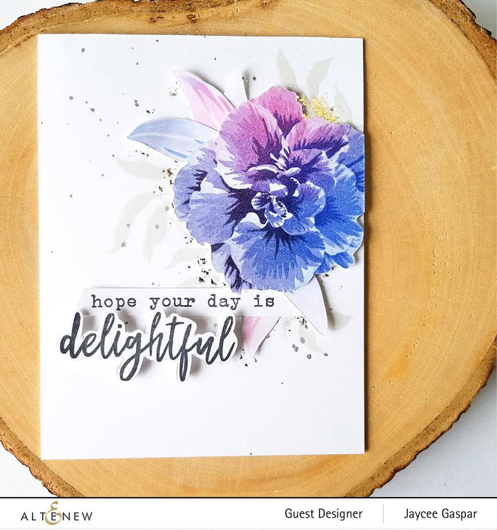 Altenew Build-A-Flower Set Build-A-Flower: Camellia Japonica Layering Stamp & Die Set
