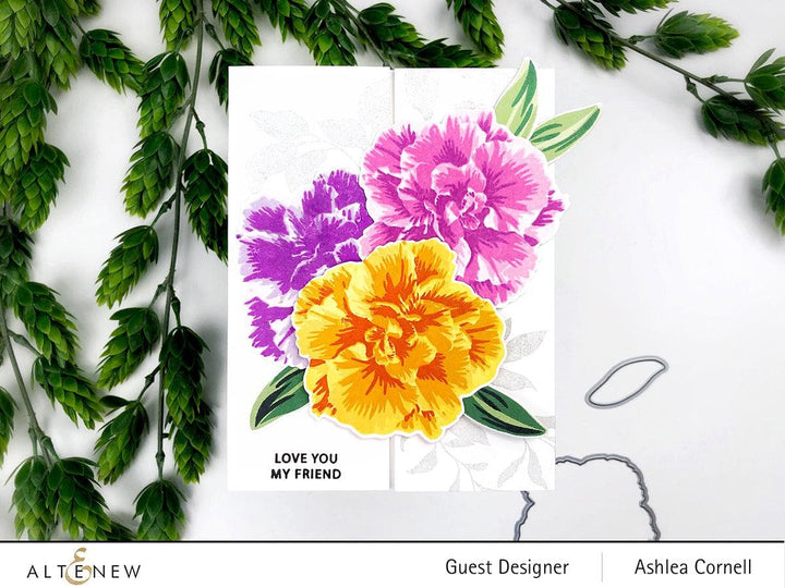 Altenew Build-A-Flower Set Build-A-Flower: Camellia Japonica Layering Stamp & Die Set