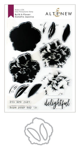Altenew Build-A-Flower Set Build-A-Flower: Camellia Japonica Layering Stamp & Die Set