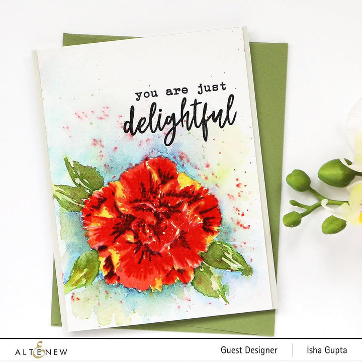 Altenew Build-A-Flower Set Build-A-Flower: Camellia Japonica Layering Stamp & Die Set