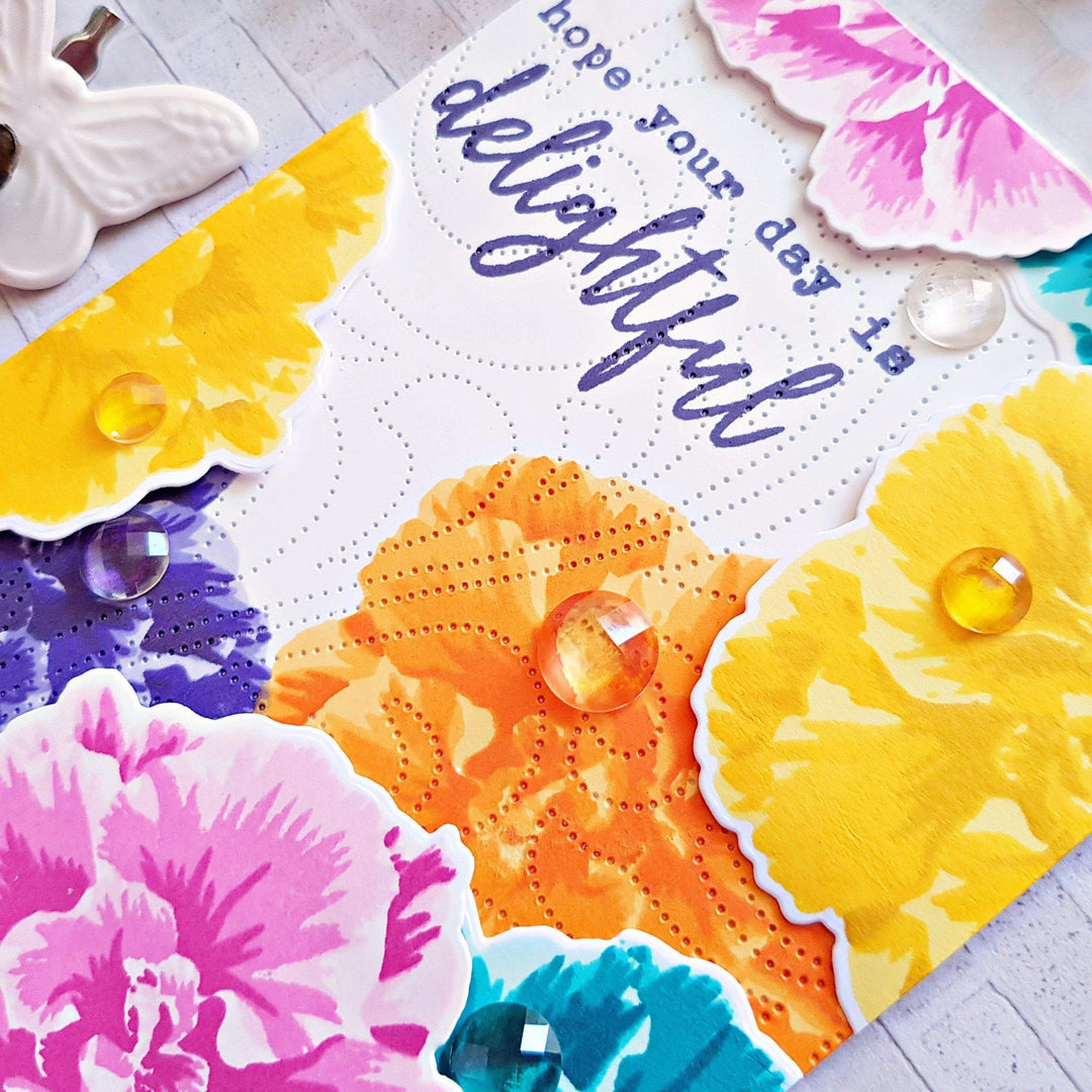 Altenew Build-A-Flower Set Build-A-Flower: Camellia Japonica Layering Stamp & Die Set