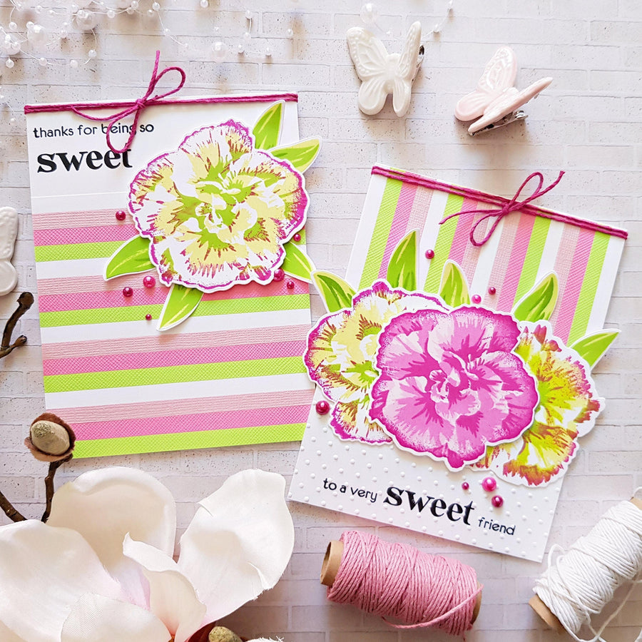 Build-A-Flower: Camellia Japonica Layering Stamp & Die Set – Altenew