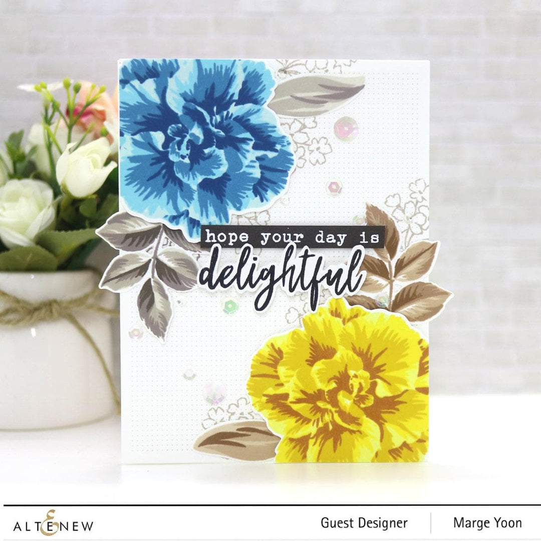 Altenew Build-A-Flower Set Build-A-Flower: Camellia Japonica Layering Stamp & Die Set