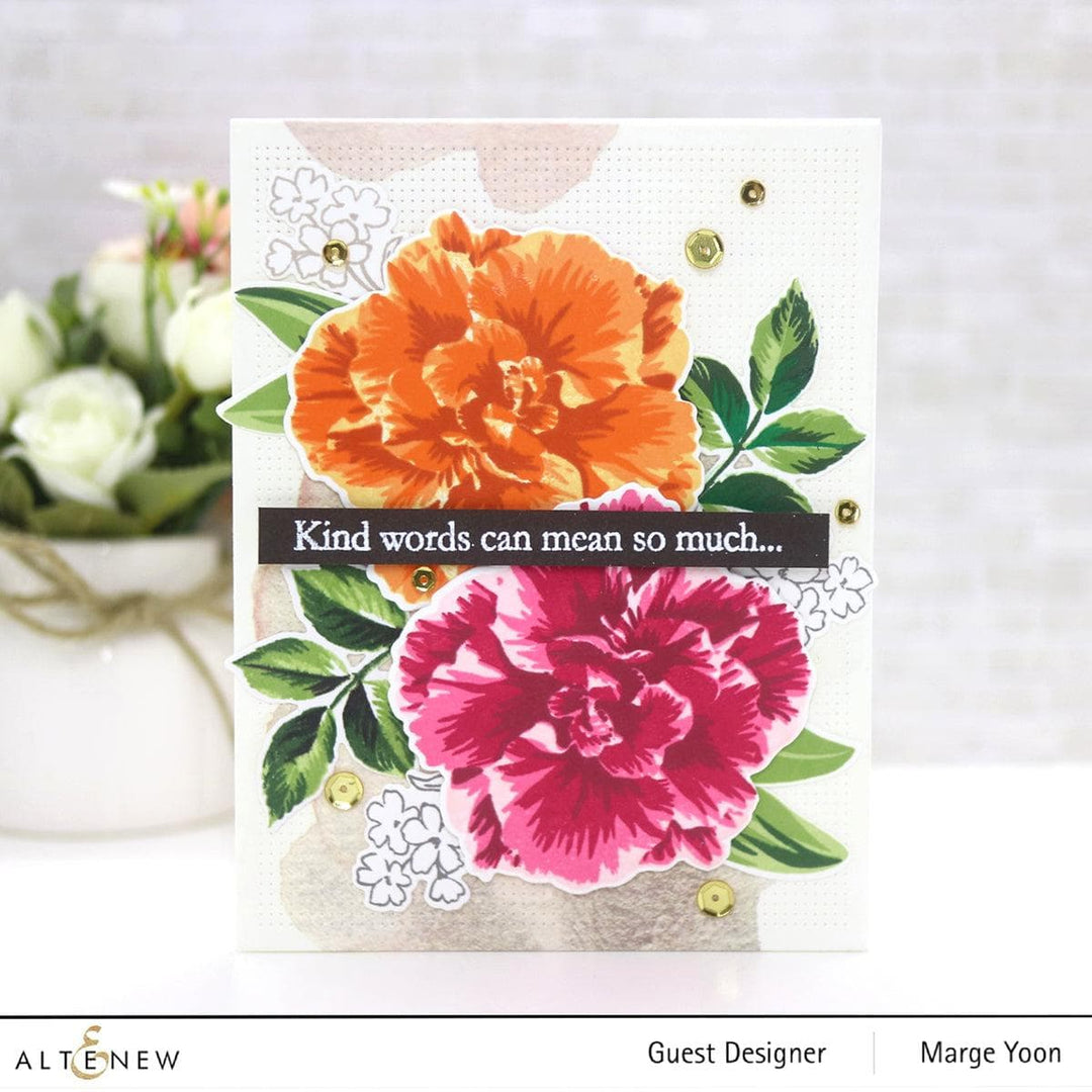 Altenew Build-A-Flower Set Build-A-Flower: Camellia Japonica Layering Stamp & Die Set