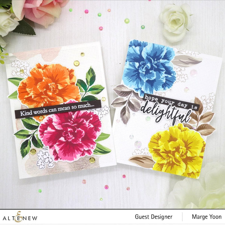 Altenew Build-A-Flower Set Build-A-Flower: Camellia Japonica Layering Stamp & Die Set