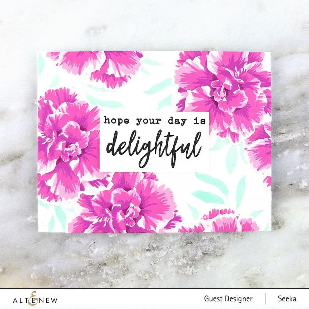 Altenew Build-A-Flower Set Build-A-Flower: Camellia Japonica Layering Stamp & Die Set