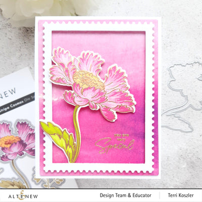 Altenew Build-A-Flower Set Build-A-Flower: Candystripe Cosmos Layering Stamp & Die Set
