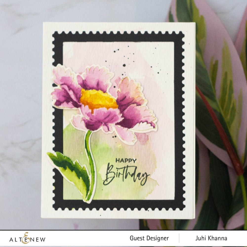 Altenew Build-A-Flower Set Build-A-Flower: Candystripe Cosmos Layering Stamp & Die Set