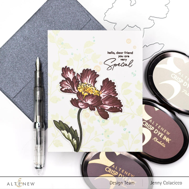 Altenew Build-A-Flower Set Build-A-Flower: Candystripe Cosmos Layering Stamp & Die Set