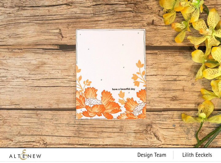 Altenew Build-A-Flower Set Build-A-Flower: Candystripe Cosmos Layering Stamp & Die Set