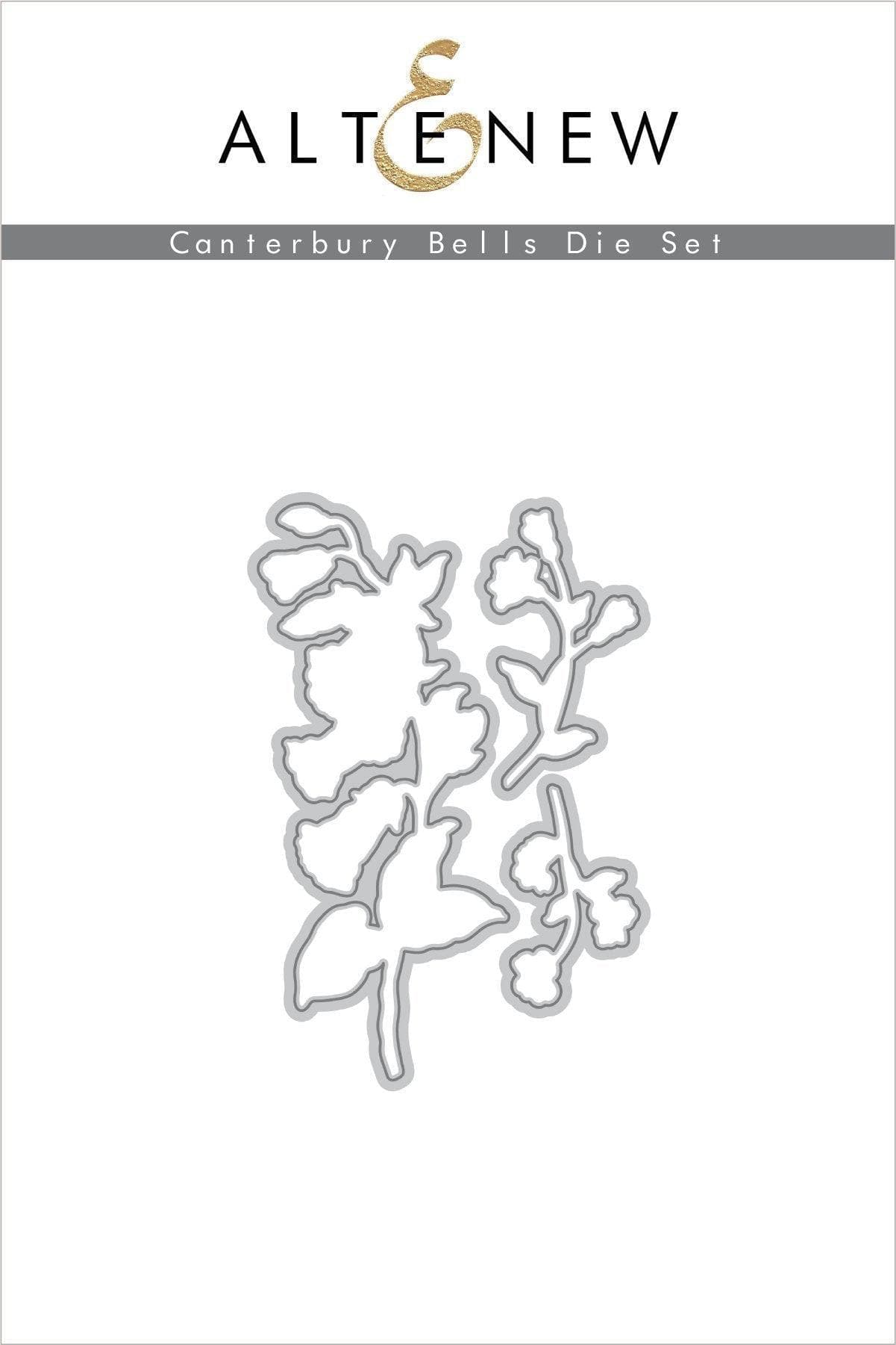 Altenew Build-A-Flower Set Build-A-Flower: Canterbury Bells Layering Stamp & Die Set & Ink Bundle