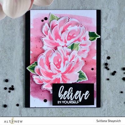 Altenew Build-A-Flower Set Build-A-Flower: Chrysanthemum Layering Stamp & Die Set