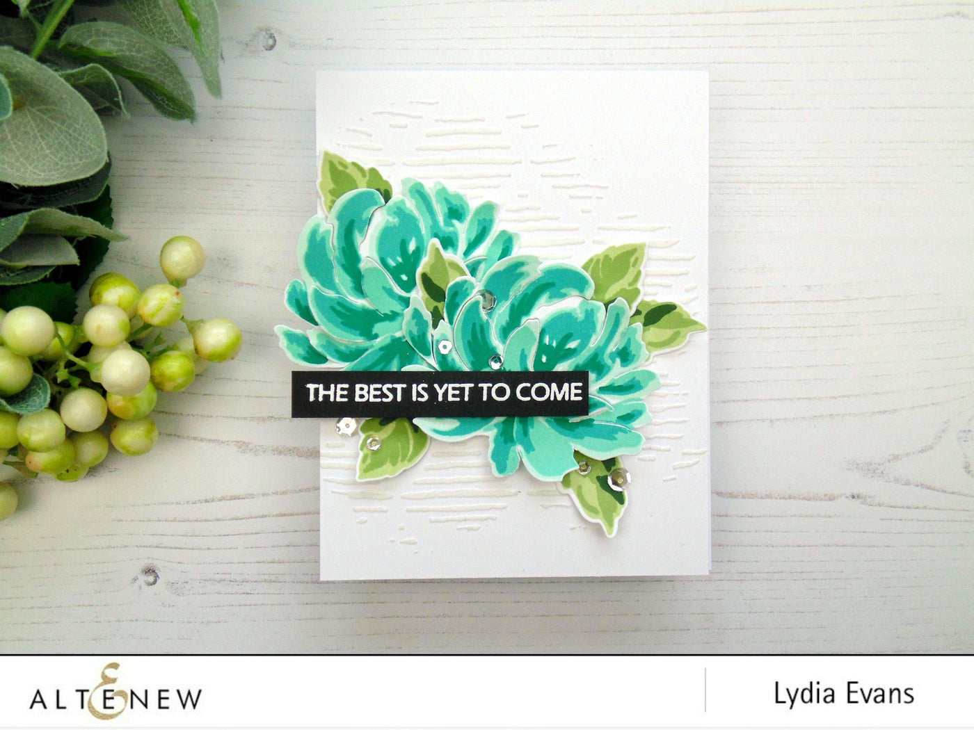 Altenew Build-A-Flower Set Build-A-Flower: Chrysanthemum Layering Stamp & Die Set