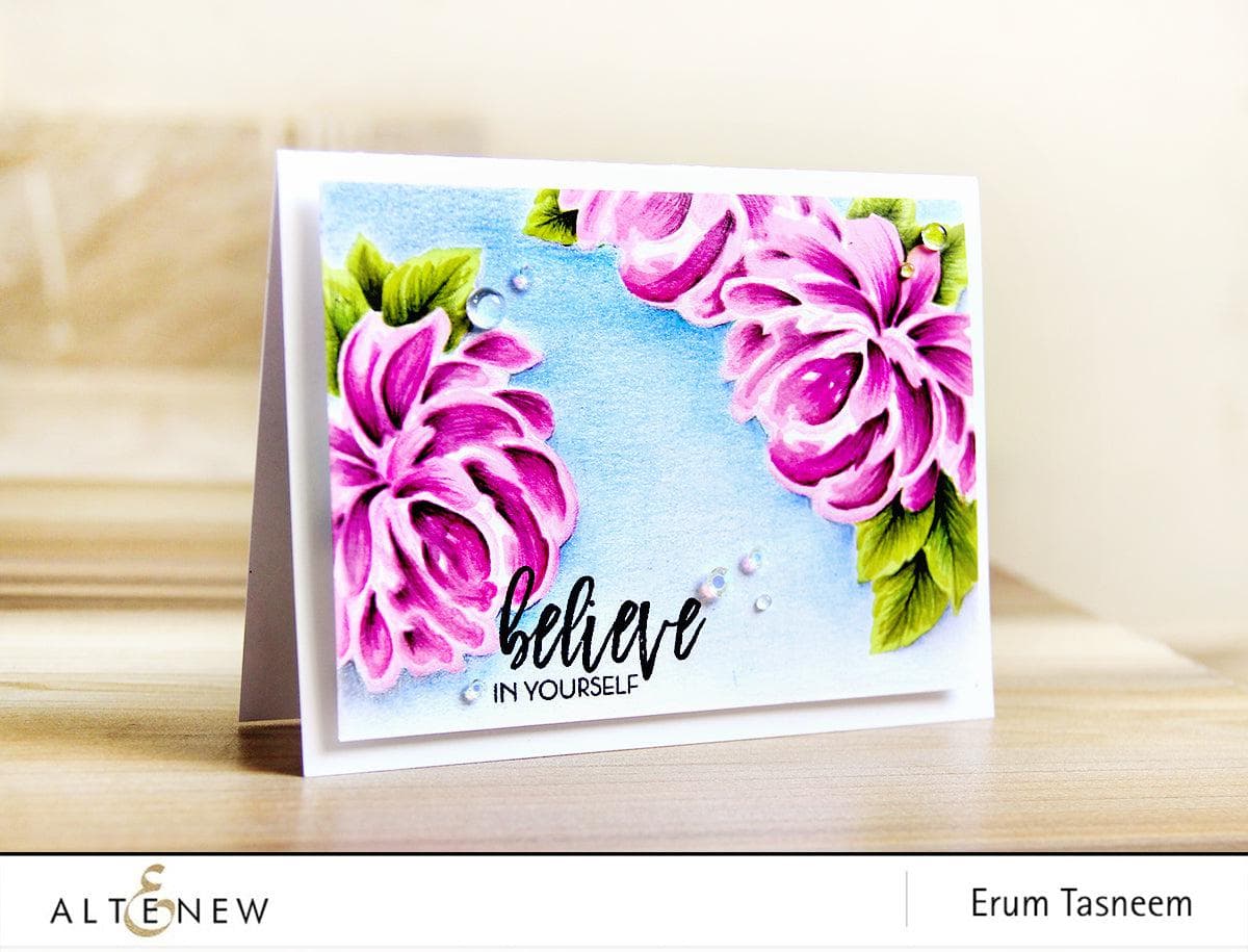 Altenew Build-A-Flower Set Build-A-Flower: Chrysanthemum Layering Stamp & Die Set