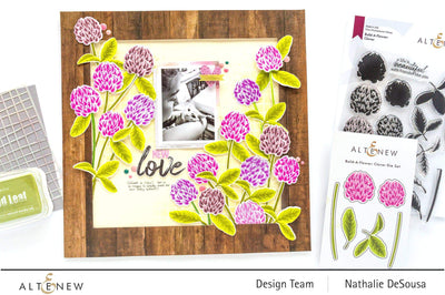 Altenew Build-A-Flower Set Build-A-Flower: Clover Layering Stamp & Die Set & Ink Bundle