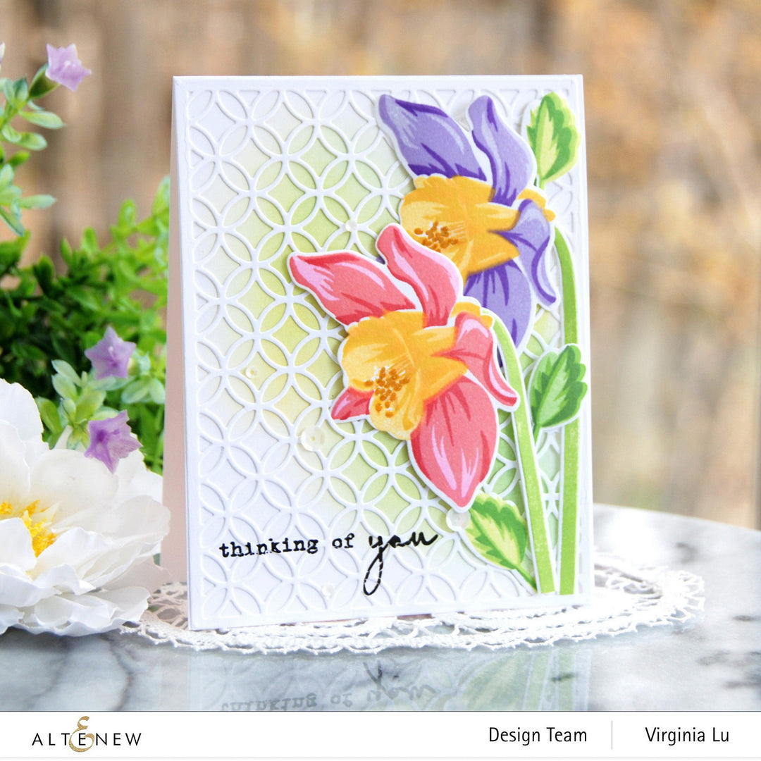 Altenew Build-A-Flower Set Build-A-Flower: Columbine Layering Stamp & Die Set