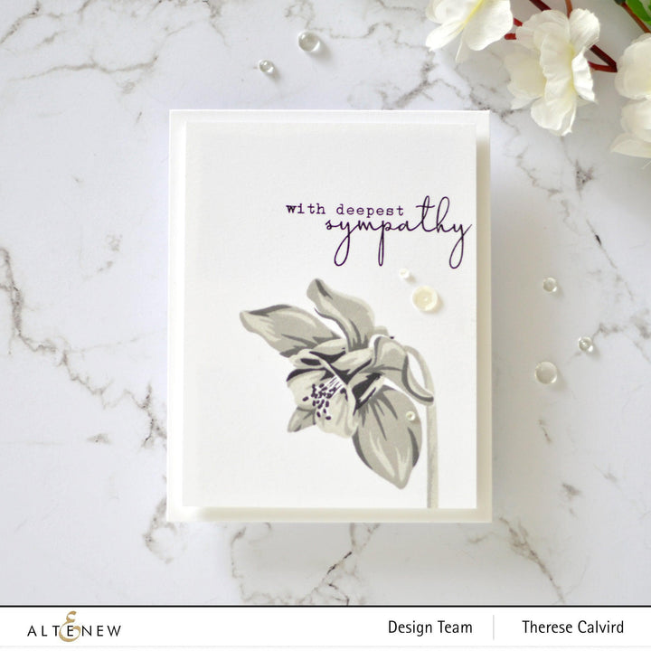 Altenew Build-A-Flower Set Build-A-Flower: Columbine Layering Stamp & Die Set