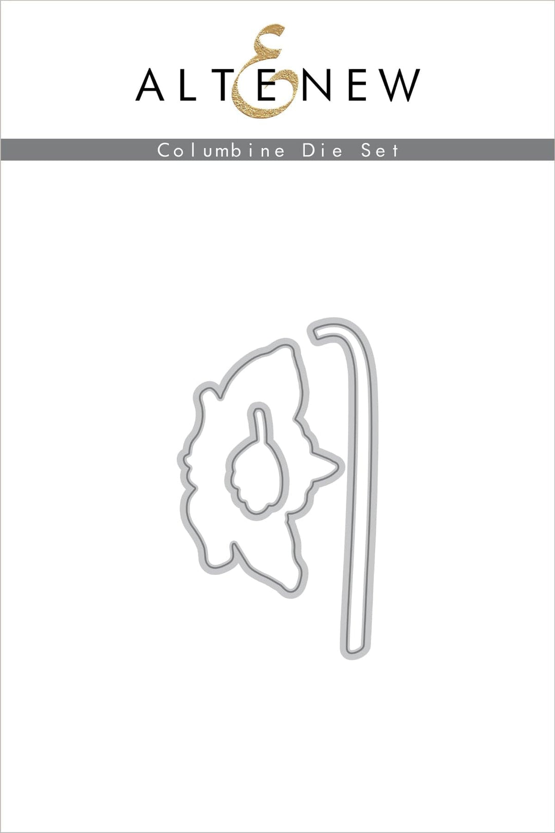 Altenew Build-A-Flower Set Build-A-Flower: Columbine Layering Stamp & Die Set