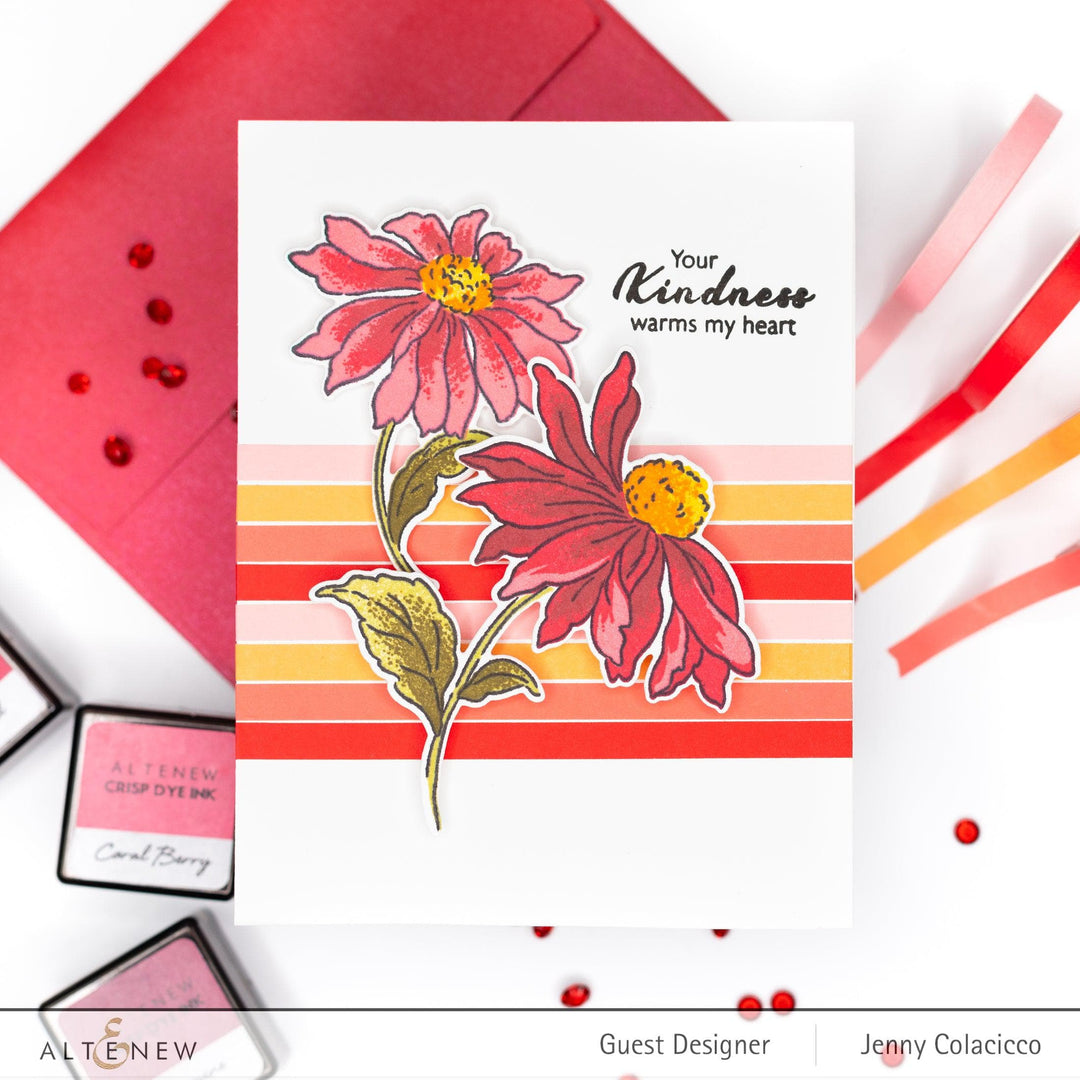Altenew Build-A-Flower Set Build-A-Flower: Coneflower Layering Stamp & Die Set