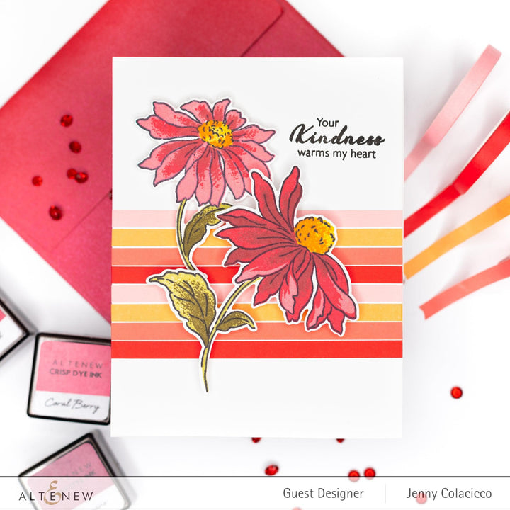 Altenew Build-A-Flower Set Build-A-Flower: Coneflower Layering Stamp & Die Set