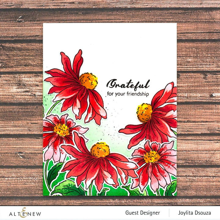 Altenew Build-A-Flower Set Build-A-Flower: Coneflower Layering Stamp & Die Set