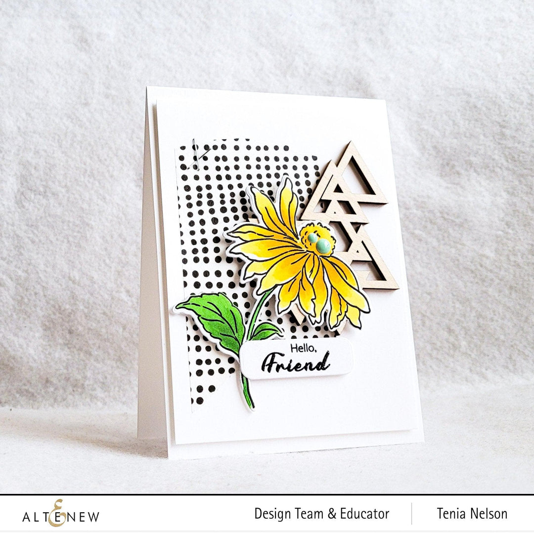 Altenew Build-A-Flower Set Build-A-Flower: Coneflower Layering Stamp & Die Set