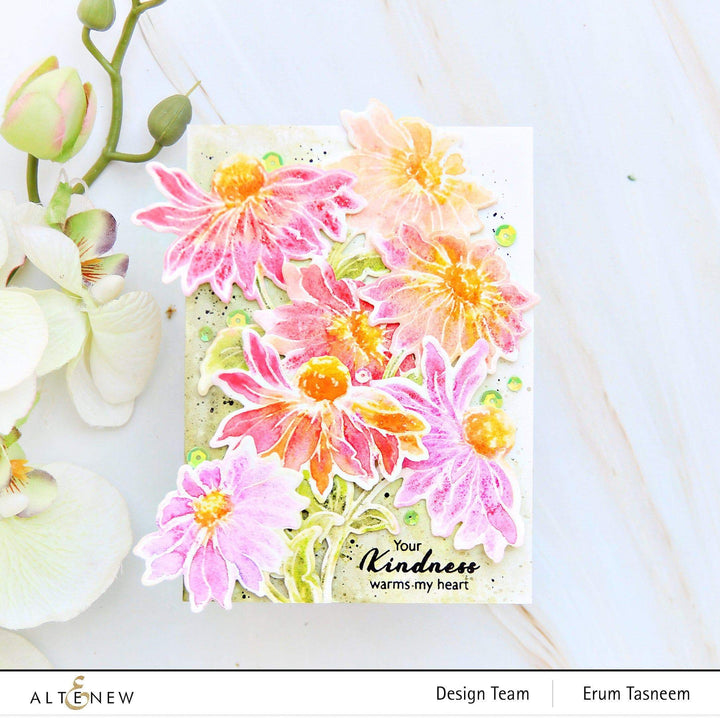 Altenew Build-A-Flower Set Build-A-Flower: Coneflower Layering Stamp & Die Set