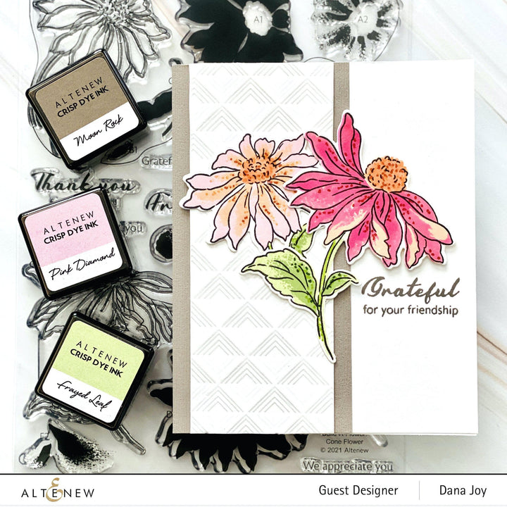 Altenew Build-A-Flower Set Build-A-Flower: Coneflower Layering Stamp & Die Set