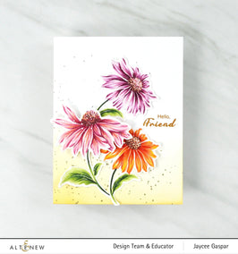 Altenew Build-A-Flower Set Build-A-Flower: Coneflower Layering Stamp & Die Set