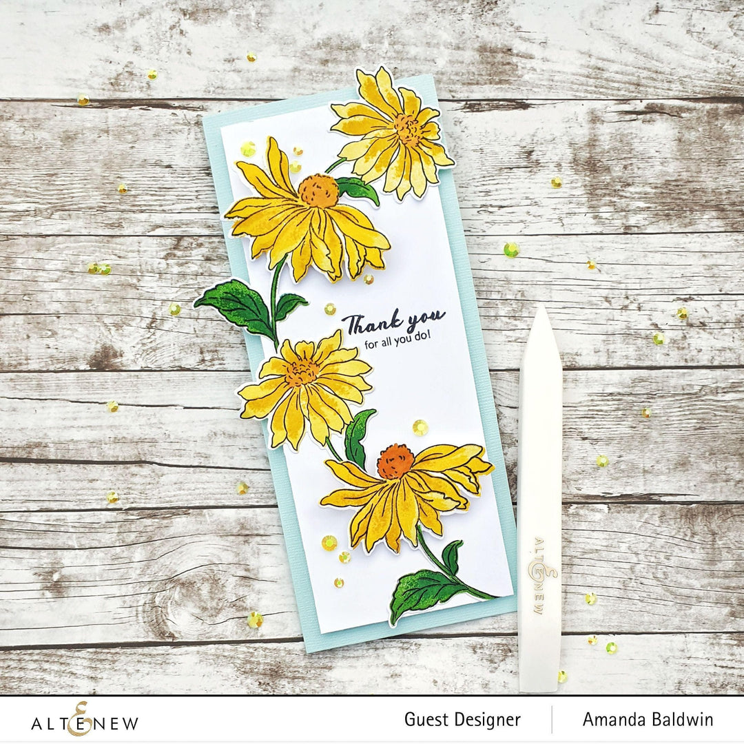 Altenew Build-A-Flower Set Build-A-Flower: Coneflower Layering Stamp & Die Set
