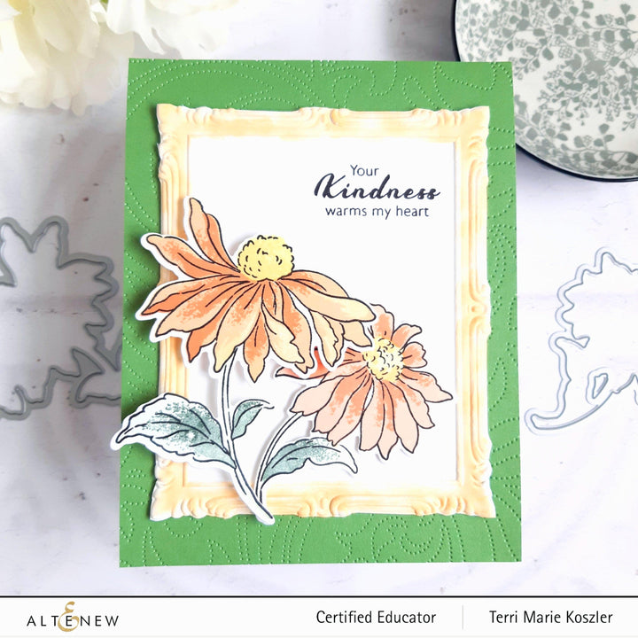 Altenew Build-A-Flower Set Build-A-Flower: Coneflower Layering Stamp & Die Set