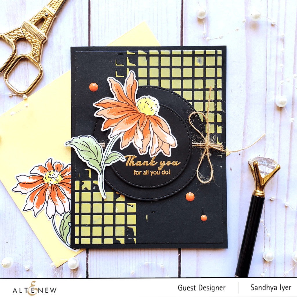 Altenew Build-A-Flower Set Build-A-Flower: Coneflower Layering Stamp & Die Set
