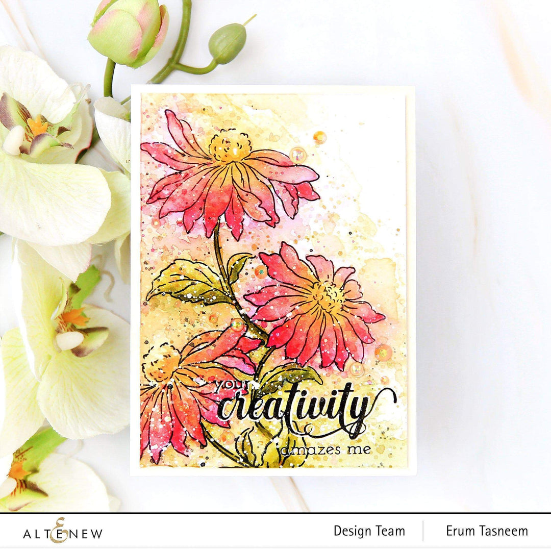 Altenew Build-A-Flower Set Build-A-Flower: Coneflower Layering Stamp & Die Set