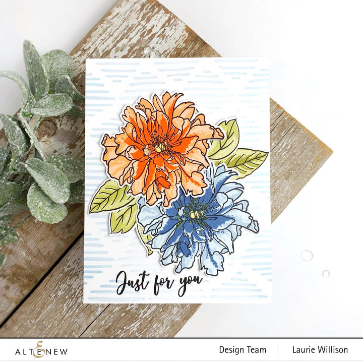 Altenew Build-A-Flower Set Build-A-Flower: Cora Louise Peony Layering Stamp & Die Set