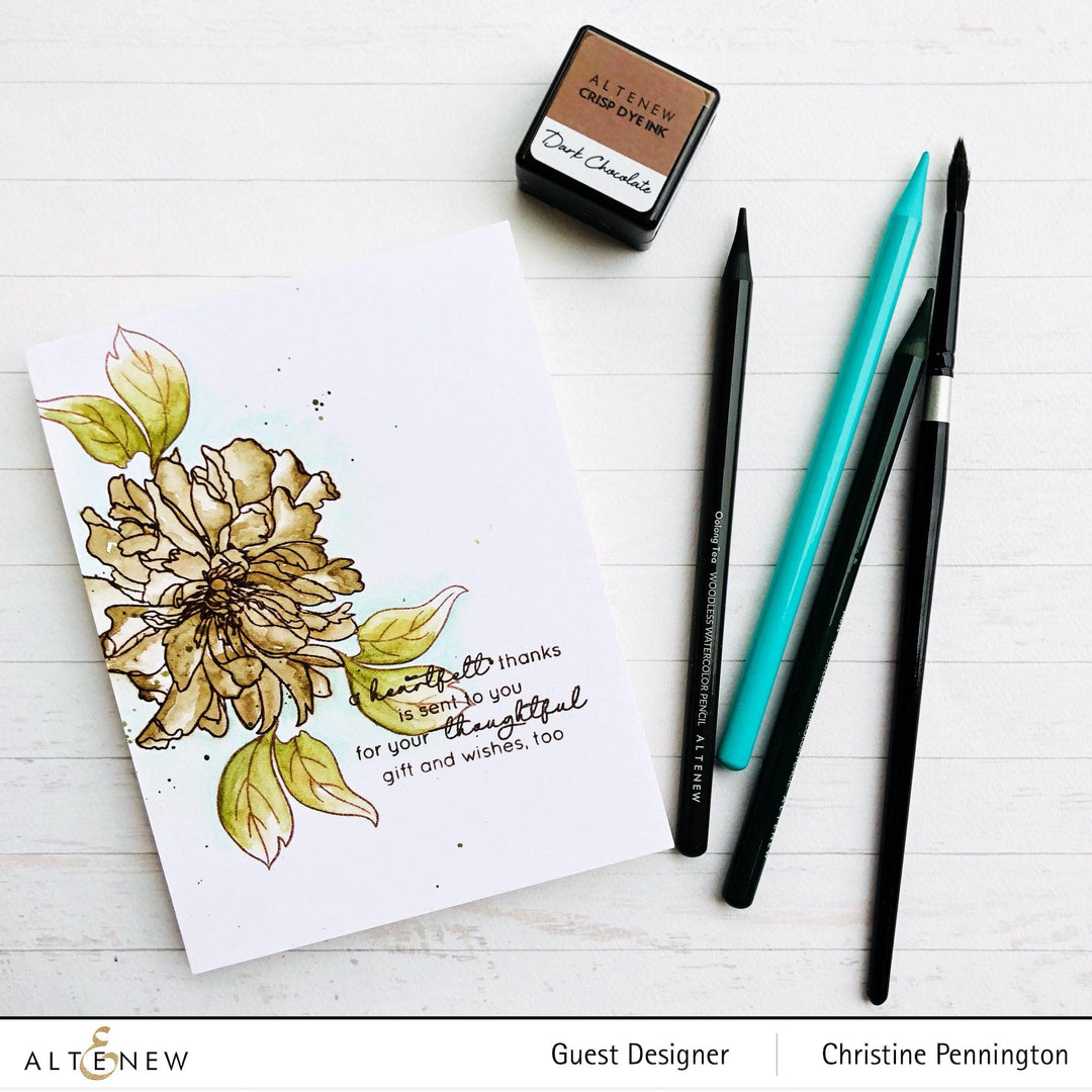 Altenew Build-A-Flower Set Build-A-Flower: Cora Louise Peony Layering Stamp & Die Set