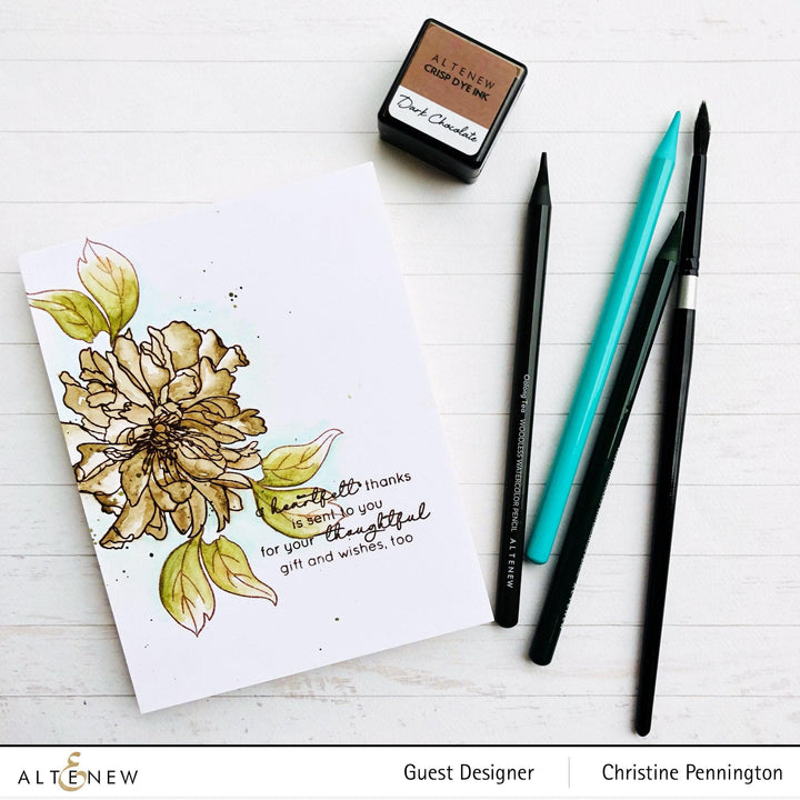 Altenew Build-A-Flower Set Build-A-Flower: Cora Louise Peony Layering Stamp & Die Set